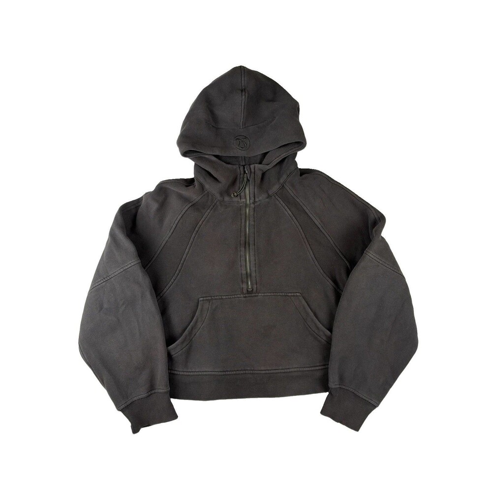 Lululemon Scuba Oversized Half-Zip Hoodie Size M/L Black